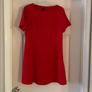 Red Mini swing dress